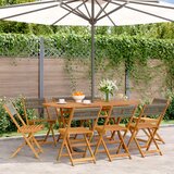 Maison Chic Zložljivi Vrtni Stoli - Stol za vrti 8 kosov sivi trden akacijev les JS3234, (21875920) | Shoptok.si