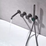 ELITE EDITION Stenski tuš set BSC1717 z LED zaslonom v grafitno sivi izvedbi — Gunmetal siva | Shoptok.si