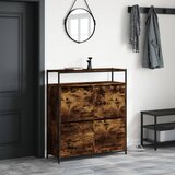 Ormarić za cipele s 4 ladice boja hrasta 100x34x112 cm | shoptok.hr