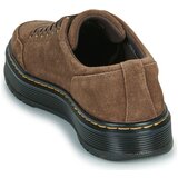 Dr. Martens Nizke superge Brookline 6 Eye 6 Eye Shoe Dark Brown Bronx Suede Kostanjeva | Shoptok.si