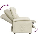 vidaXL Naslanjač belo umetno usnje | Shoptok.si