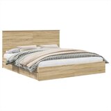  Krevet s od storage Sonoma hrast 180 x 200 cm Konstruirano drvo | shoptok.hr