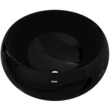 Maison Chic Umivalnik - Kopalna umivalnik - Lavabo iz keramike okrogel črn 40x15 cm, (21684849) Cene