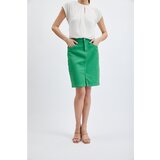 Orsay Green Women's Denim Skirt - Women Cene