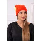 Kesi Cap with a pompom Judyta K347 orange | shoptok.hr