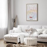  Slika - Greetings from Rabbit (1 Part) Vertical 80x120 U prirodnom drvenom okviru | shoptok.hr