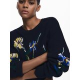 Desigual Pulover mešane barve / črna | Shoptok.si