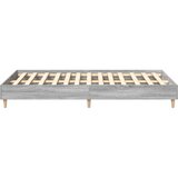  Krevetna konstrukcija Siva Sonoma 193 x 123 x 25 cm | shoptok.hr