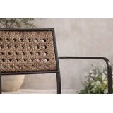 Venture Home Paola vrtna stolica s rukohvatima, prirodna boja drva, set od 4 | shoptok.hr