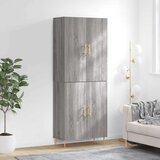  Visoka komoda siva sonome 69,5x34x180 cm od konstruiranog drva | shoptok.hr