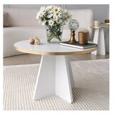 Hanah home Mushroom - Gold, White v2 klubska mizica, (20870339) | Shoptok.si