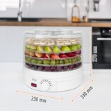 250W električni sušilnik sadja in gob do 70°C bel | Shoptok.si