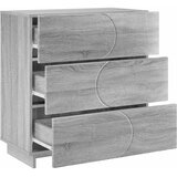  Komoda Siva Sonoma 70 x 38 x 75 cm Konstruirano drvo | shoptok.hr