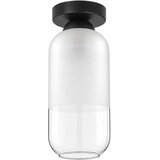 Brilagi LED Stropna svetiljka RETRO GLASS 1xE27/60W/230V pr. 14 cm crna/bela Cene
