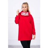 Kesi Reinforced hoodie in red Cene
