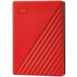 Western Digital Zunanji prenosni disk WD My Passport, 6 TB, rdeč | Shoptok.si