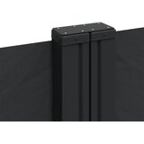  Bočna tenda na uvlačenje crna 200 x 1200 cm | shoptok.hr
