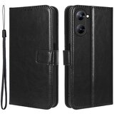 INORCO Za Realme V30 5G/V30t Crazy Horse Texture Denarnica Telefonska torbica PU usnje Pokrov stojala za telefon, (22036107) Cene