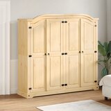 Furnova Garderobna omara Corona 194x52x186 cm trdna borovina, (21930177) Cene