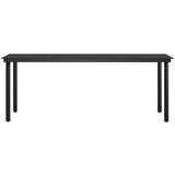 7-dijelni vrtni blagovaonski set s jastucima crni | shoptok.hr