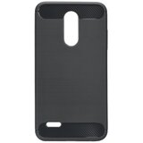  Gumijasti / gel etui Carbon za LG K9 - črni Cene