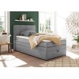 MID.YOU POSTELJA BOXSPRING 120 cm x 200 cm , svetlo siva | Shoptok.si