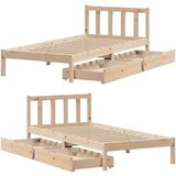 vidaXL Okvir kreveta bez madraca 100x200 cm konstruirano drvo | shoptok.hr