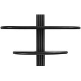 House Nordic Crna polica s više razina od punog hrasta 65 cm Aliano – | shoptok.hr