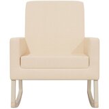  Stolica za ljuljanje od tkanine krem | shoptok.hr