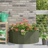  Cvetlično korito Oljčno zelena 90 x 45 x 35 cm Jeklo, (5000207583) | Shoptok.si