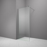 CAMARGUE Vario Tuš stijena S6 (80 x 195 cm, Premazano, Debljina: 6 mm, Srebrne boje) | shoptok.hr