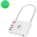 GPS Bluetooth MiLock Tracker HD-P16-L (samo za Apple) brava za prtljagu bijela