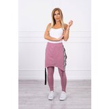 Kesi Pants/suit with selfie lettering dark pink Cene