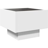  Noćni ormarić s beskonačnim LED svjetlima bijeli 40x40x30 cm | shoptok.hr