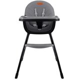 Momi stolica za hranjenje bebe Reki Grey Black, 6m+ | Eponuda.com
