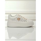 Resti Aurelia Bianca – White Platform Sneakers Ecru | Shoptok.si