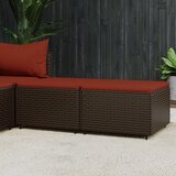 Maison Chic Vrtni stolčki - Vrtni stoli za noge z blazino 2 kosa rjav poli ratan JS1150, (21877722) | Shoptok.si