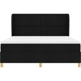 Krevet s opruga kutije s uzglavljem Crna 200 x 180 cm tkanina | Eponuda.com