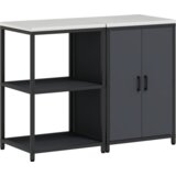 vidaXL Kuhinjski set za pohranu 2 pcs Antracit 120 x 50 x 92 cm | shoptok.hr