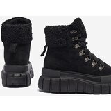 Resti Women's black eco-suede boots with sheepskin Vetic - Footwear | ePonuda.com