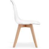  KITO stolica prozirna / prirodne noge x 3 | shoptok.hr