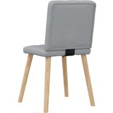 vidaXL Jedilni stoli 4 kosi svetlo sivo blago | Shoptok.si