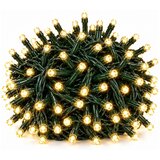  LED lanac svjetala, 200 LED dioda, 10 m, topla bijela + hladni bljesak – za unutarnju/vanjsku upotrebu | shoptok.hr