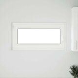 vidaXL Kletno okno "RISOR" 100x50 cm vrtljivo-nagibno DIN levo belo | Shoptok.si
