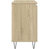 vidaXL Kopalniška omarica sonoma hrast 58x33x60 cm inženirski les | Shoptok.si