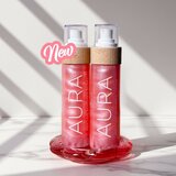 Cocosolis AURA Peptide Shimmer Spray vlažilno pršilo z bleščicami z vonjem Strawberry Cheesecake 100 ml | Shoptok.si