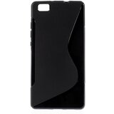  Gumijasti / gel etui S-Line za Huawei P8 - črni Cene