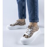 Gemre Brown sneakers decorated with Cavi monogram | Shoptok.si
