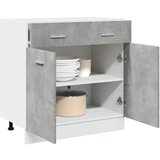 vidaXL Spodnja omarica s predalom “Lyon” betonsko siva 80x46x81,5 cm, (22010090) | Shoptok.si