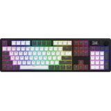 Hator Skyfall Pro Wireless 100 tipkovnica Igranje USB + RF Wireless + Bluetooth QWERTY US Engleski Crno, Sivo | Shoptok.si